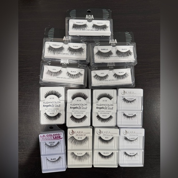 Kara, L.A Colors, Klean Color, AOA Flash Eyelashes 13 Pack - Picture 1 of 5
